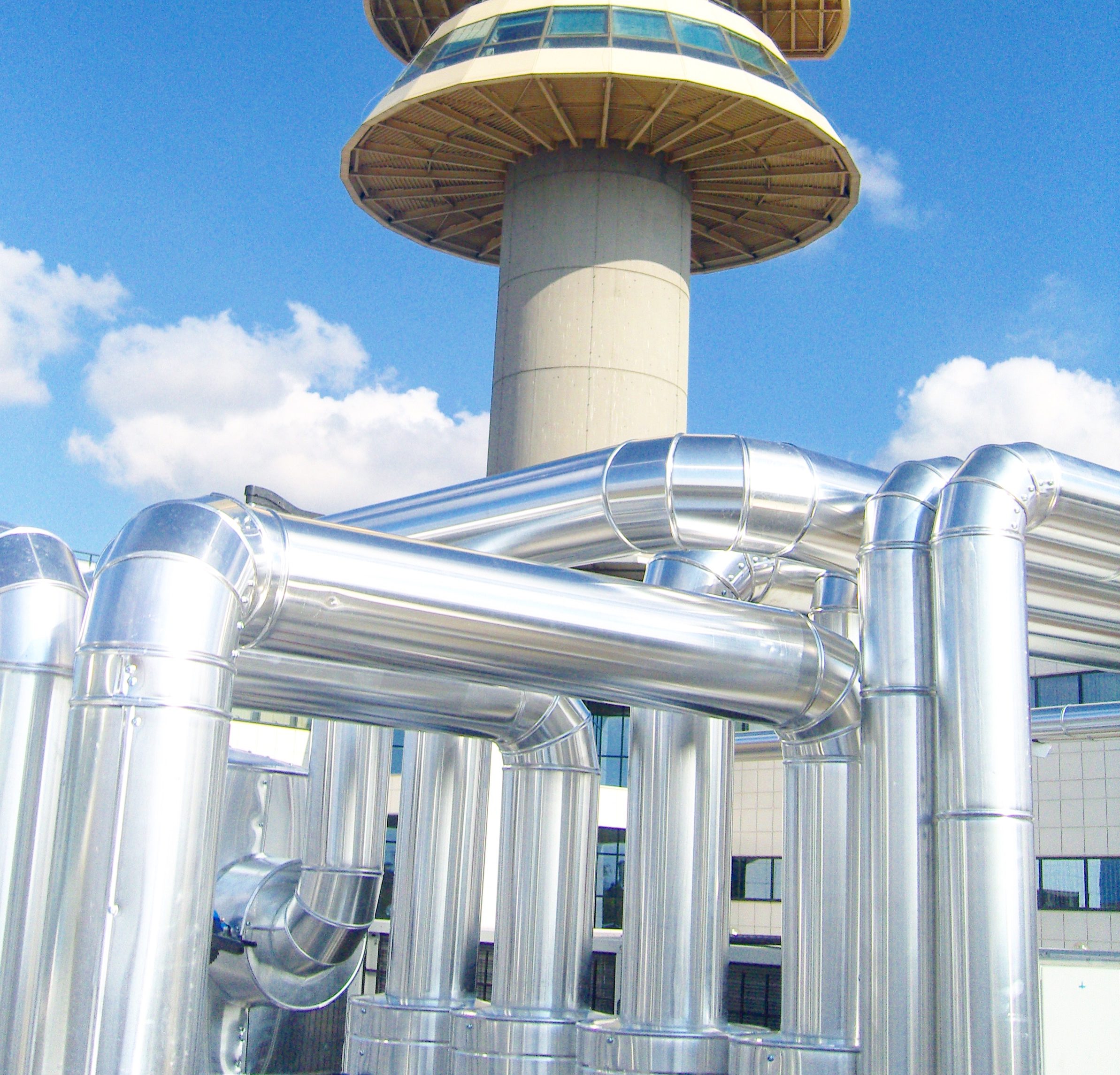 Recir – Impianti civili ed industriali - Impianto di condizionamento dell’aria con tubazioni in acciaio Inox